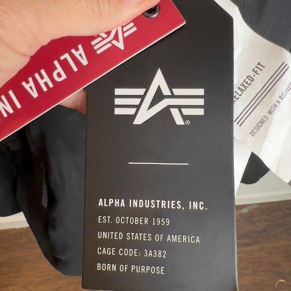 Madewell x Alpha Industries $265 Waxed Cotton Car Coat Black Size M NS730 - Picture 6 of 16